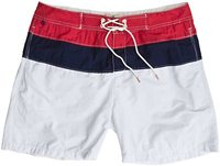 Scotch & Soda Color Block Trunk Boardshort Red