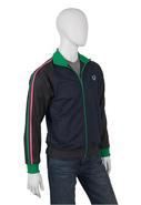 Twin Taped Contrast Colorblocked Track Jacket in C