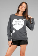 Young Americans Loose Fit Boyfriend Sweatshirt in 