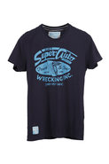 Auto Wreck Short Sleeve Graphic Tin Tab Tee in Reg