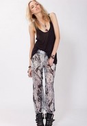 Venom Harem Pant in Snakeskin