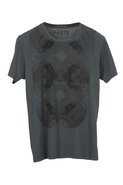Paste   Smoke   Short Sleeve Graphic Tee in Black