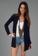 Feel the Piece Cashmere Wrap in Navy or Ivory