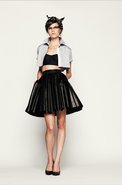 Ruffle Skirt in Black