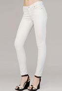 Skinny Twill Jean in Bone