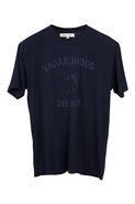 Vagabundos Graphic Tee in Navy