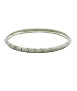 Plated Thin Stack Bracelet in Yellow Gold and Pall