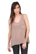 Wasson Pocket Tank in Beige