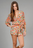 Romper in Paris Print