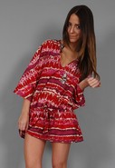 V Neck Tunic in Tye Dye