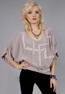 Beaded Kimono Blouse