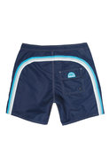 17 Inch Low Rise Boardshort in Navy with White