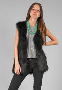 Faux Goat Fur Vest in many colors
