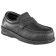 Pucker Moc Casual Slipon Shoes (Black) - Men's Sho