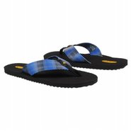 Cabo Flip Sandals (Blue Plaid) - Men's Sandals - 9