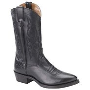 12  Work Western Boots (Black) - Men's Boots - 8.0