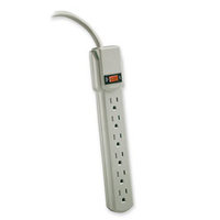 (R) 6-Outlet Circuit Breaker/Power Strip, 4ft. Cor