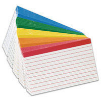 (R) Color-Coded Index Cards, 4in. x 6in., Assorted