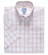 Stays Cool Short Sleeve Seersucker Sportshirt