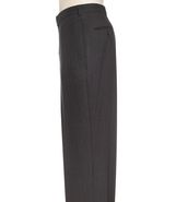 Business Express Plain Front Trousers- Charcoal St