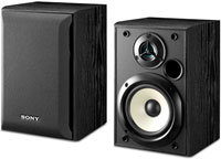 Black Bookshelf Pair Speakers - SS-B1000