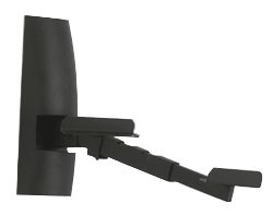 Black Italia Bookshelf Speaker Wall Mount - WMS2