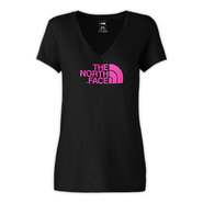 WOMENS SHORT-SLEEVE HALF DOME V-NECK TEE JK3 XS