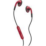 Fix Ear Bud Earphones with Mic - Red / Black