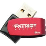 8GB Xporter Axel USB 2.0 Flash Drive - Red - PSF8G
