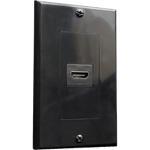 Single HDMI Wall Plate 90 Degree Exit Port