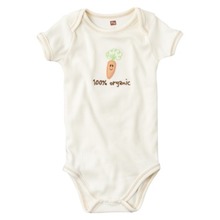 Carrot Organic Bodysuit - Ecru 3-6M