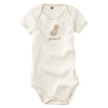 Peanut Organic Bodysuit - Ecru NB