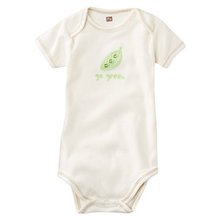 Peas Organic Bodysuit - Ecru 0-3M