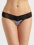 Pink Kitten Low-Rise Thong