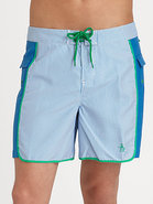 Volley Swim Trunks/Mini-Stripe