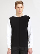 Stripe Intarsia Hoodie