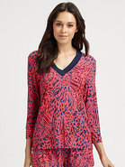 Animal-Print Talco Top