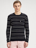 Striped Crewneck Sweater