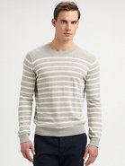 Striped Cotton Sweater