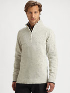Hampton Zip Mockneck Sweater