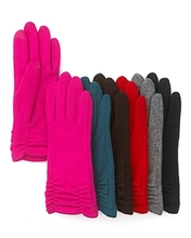Ruched Touch Cuff Gloves