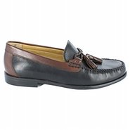 Malaga Shoes (Black/Cognac) - Men's Shoes - 10.5 M