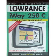Lowrance iWAY 250c Instructional DVD by Bennett Ma