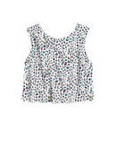 Animal Print Tulip-Back Tank