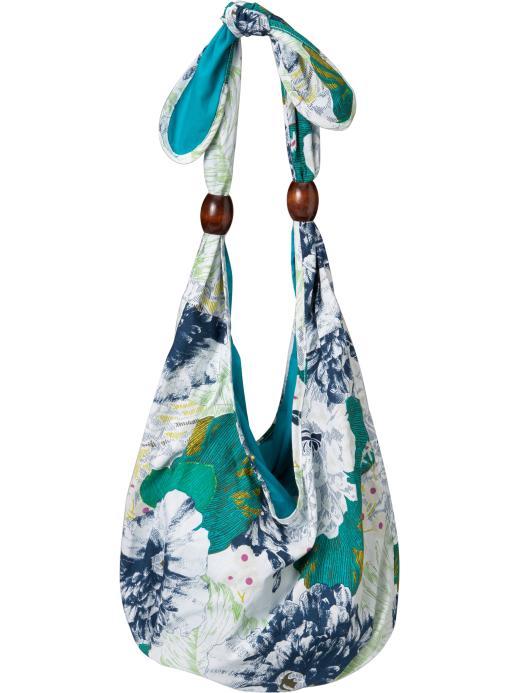 cross body totes. Old Navy Womens Print Cross-Body Totes womens bags. - Bucket style tote is open at the top Knotted strap is trimmed with chunky wooden beads Interior pocket