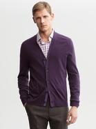 Tipped Placket Cardigan