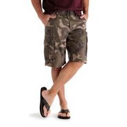 Men Belted Compound Cargo Short - Battle Camo 218-