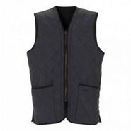 Men Polarquilt Waistcoat Zip in Liner mli0002bk91