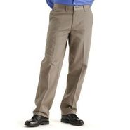 Men Flat Front Performance Khakis - Olive 418-2315