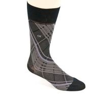 Men Modern Plaid Crew Socks acp155